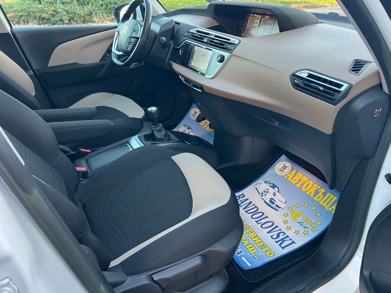 Citroen C4 Picasso 1.6HDI/DIGITAL/NAVI/PANORAMA, снимка 9 - Автомобили и джипове - 52301889
