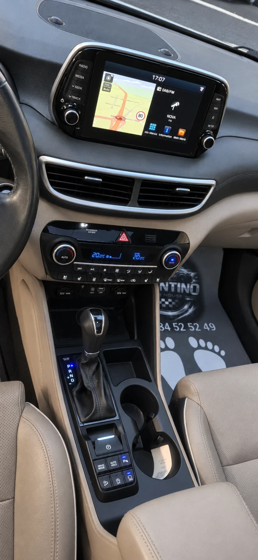 Hyundai Tucson 1.6 177�.�. | 4x4 | Vertex | White and Black | Mobile.bg � ����������� 9