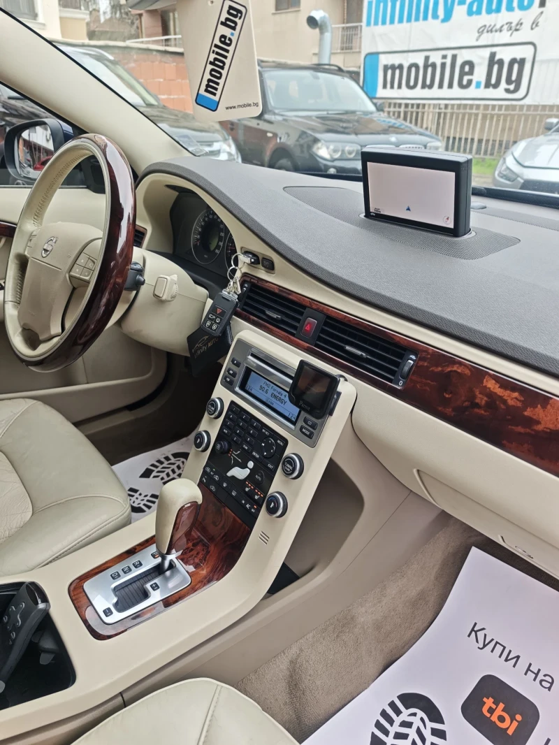 Volvo S80 2.5T, ПОДГРЕВ, КОЖА, ПАМЕТ, АВТОМАТ, НАВИ, ФУЛ! , снимка 8 - Автомобили и джипове - 53478701