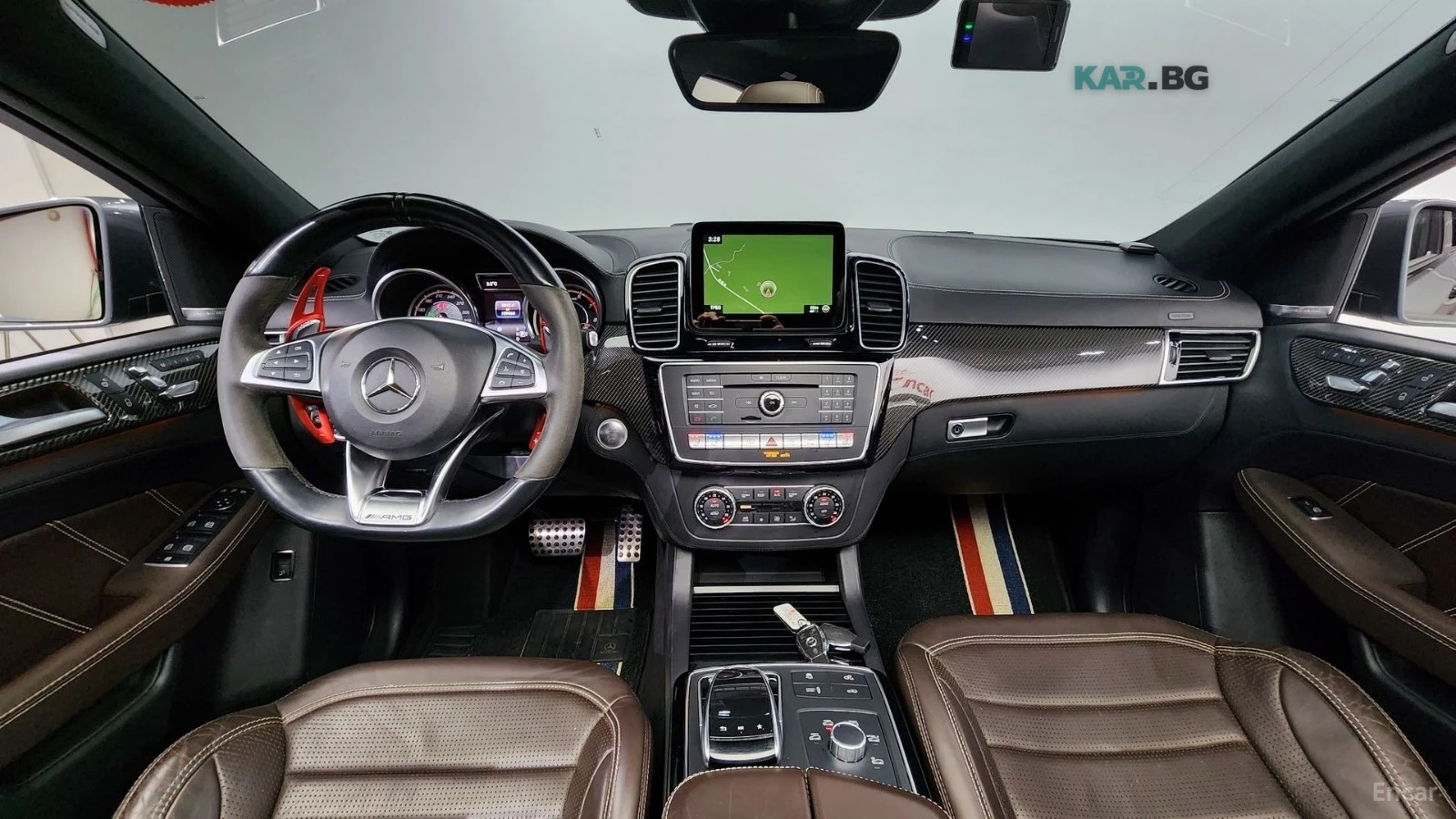 Mercedes-Benz GLE 63 S AMG * COUPE* 360* Head up* KEYLESS* ПОДГРЕВ* ОБДУХВАНЕ, снимка 7 - Автомобили и джипове - 55086635