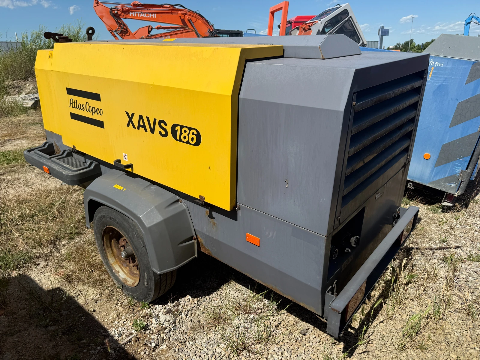 Компресори Atlas Copco XAVS 186, снимка 5 - Индустриална техника - 54720692