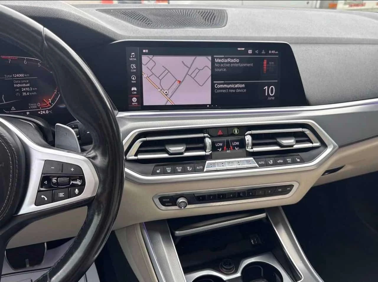 BMW X5 xDrive40i LASER ВЪЗДУШНО ХЕД ЪП CARFAX, снимка 9 - Автомобили и джипове - 54892543