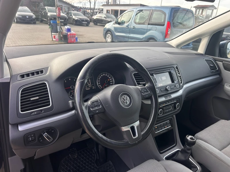 VW Sharan 1.4TSI NAVI/PANORAMA 6+ 1 EURO 5, снимка 13 - Автомобили и джипове - 52121510