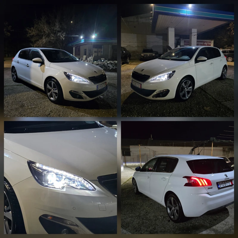 Peugeot 308 1.6 HDI FULL LED NAVI KOJA, снимка 14 - Автомобили и джипове - 49549399