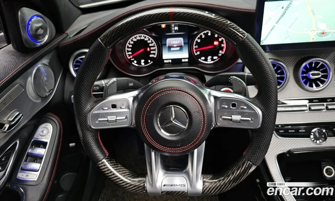 Mercedes-Benz C 43 AMG BURMASTER* AMG DYNAMIC* HEAD-UP* CARBON* КРАЙНА ЦЕ, снимка 6 - Автомобили и джипове - 54082703