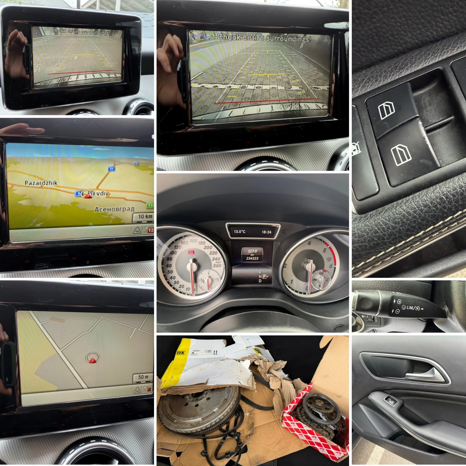 Mercedes-Benz GLA 220 220CDI 4MATIC AUTOMATIC OBSLUJEN A-Q EURO 6B, снимка 17 - Автомобили и джипове - 54356173