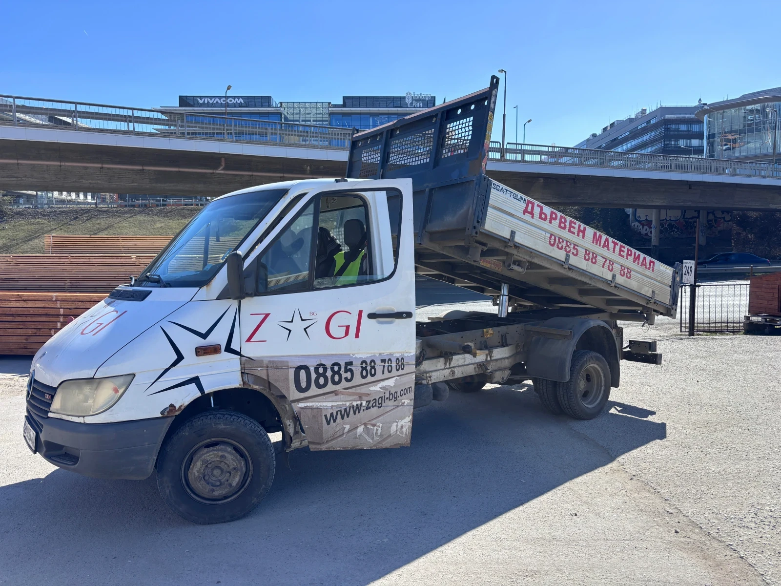 Mercedes-Benz Sprinter 413 Самосвал, снимка 8 - Бусове и автобуси - 53851218