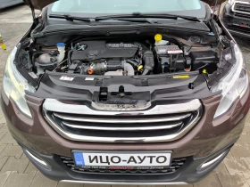 Peugeot 2008 1, 6HDI-120k.c.6 ck.НАВИ, КОЖА, LED, FACELiFT, EBP, снимка 15