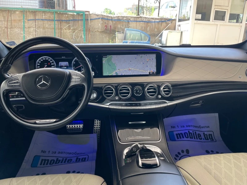 Mercedes-Benz S 500 4-MATIC-117Х.КМ-СЕРВИЗНА ИСТОРИЯ-AMG-LONG-FULL, снимка 14 - Автомобили и джипове - 46429657