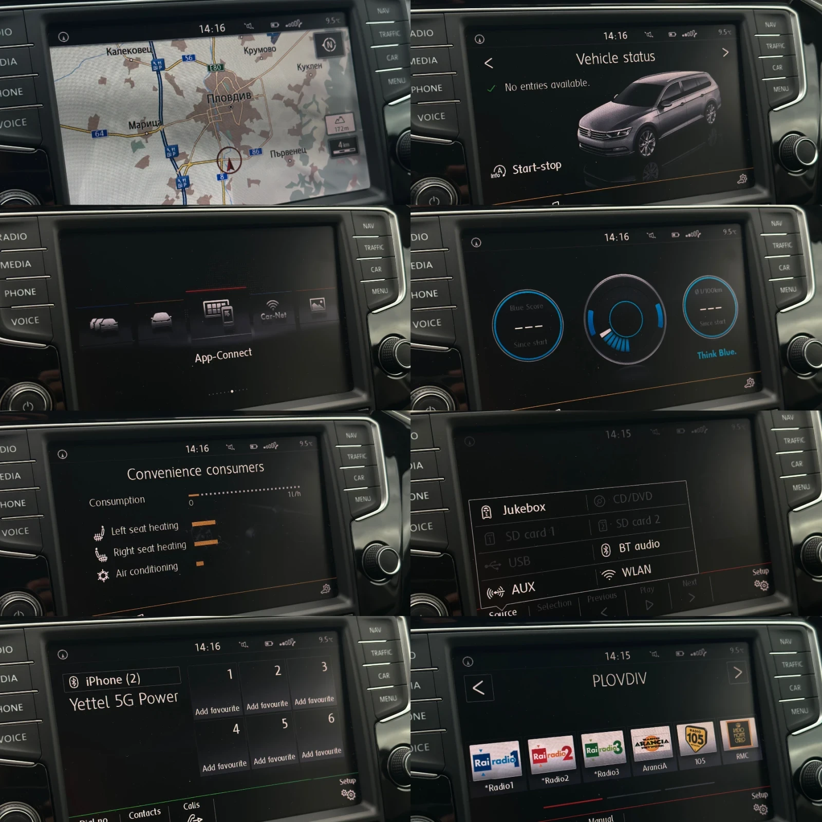 VW Passat * 2.0TDI* DIGITAL* HighLine* LED* , снимка 17 - Автомобили и джипове - 53597530