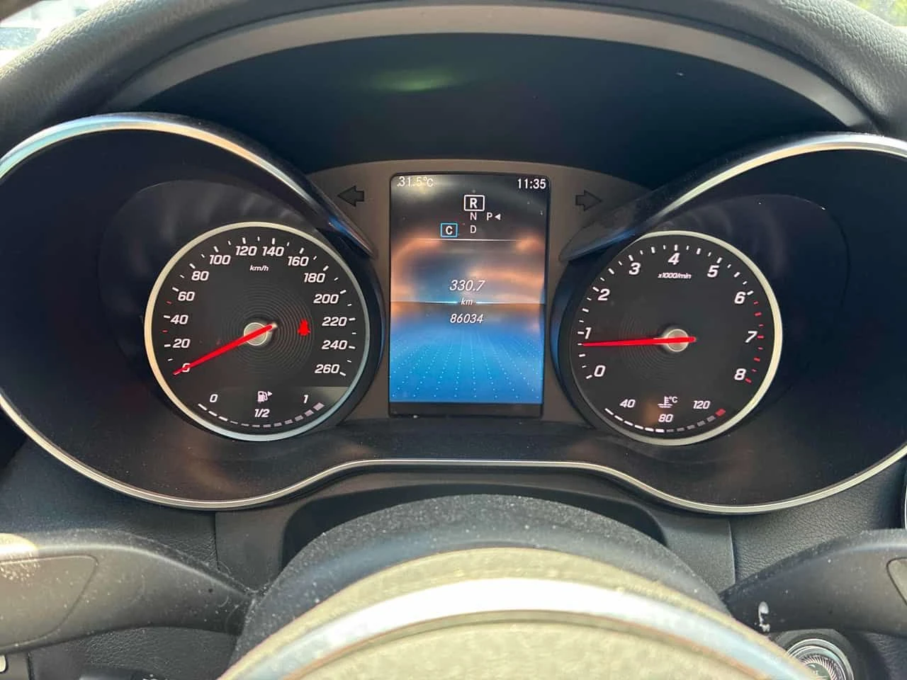 Mercedes-Benz C 300 4MATIC/ПАНОРАМА/ПОДГРЕВИ/OT MERCEDES, снимка 8 - Автомобили и джипове - 54977244