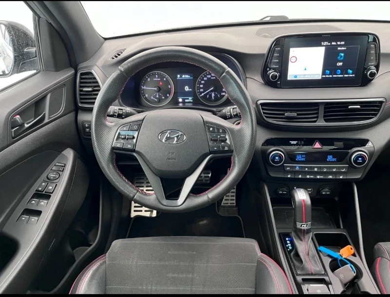 Hyundai Tucson N Line* Navi* Pano* 360камера* 4WD* 185hp* FULL MA, снимка 14 - Автомобили и джипове - 48262829