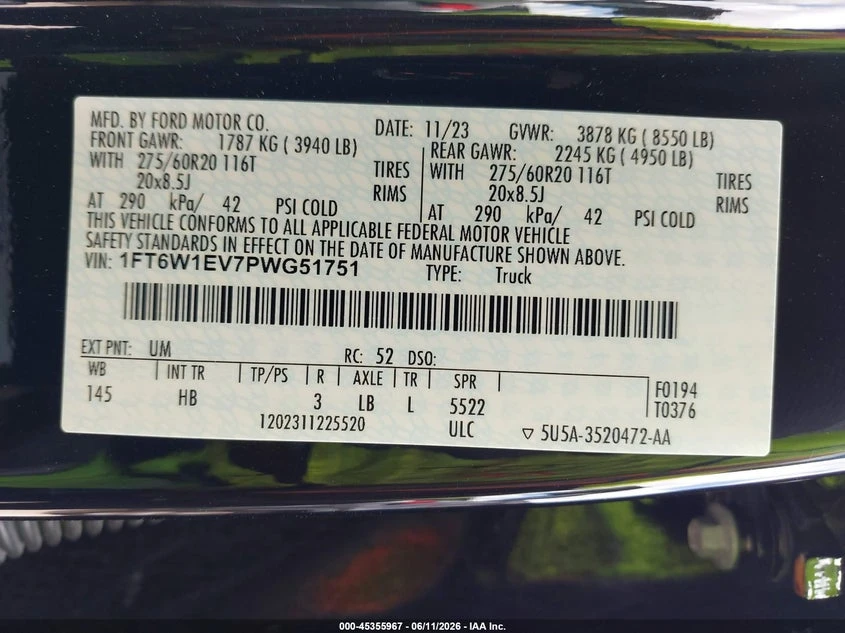 Ford F150 F-150 Lightning Lariat, снимка 9 - Автомобили и джипове - 55505941