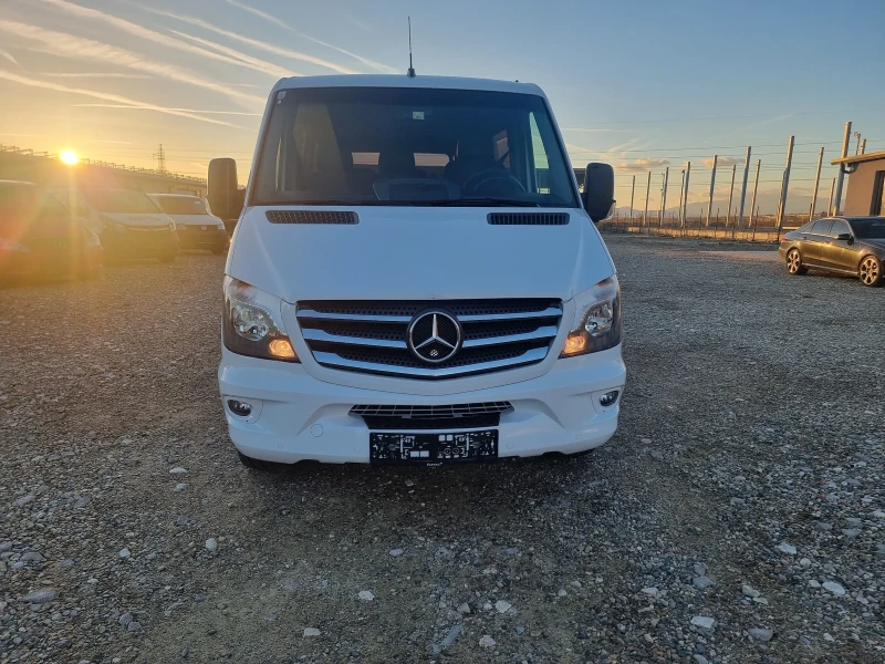 Mercedes-Benz Sprinter 313 СDI  топ евро-6  горен климатик 9 места , снимка 2 - Бусове и автобуси - 48132588