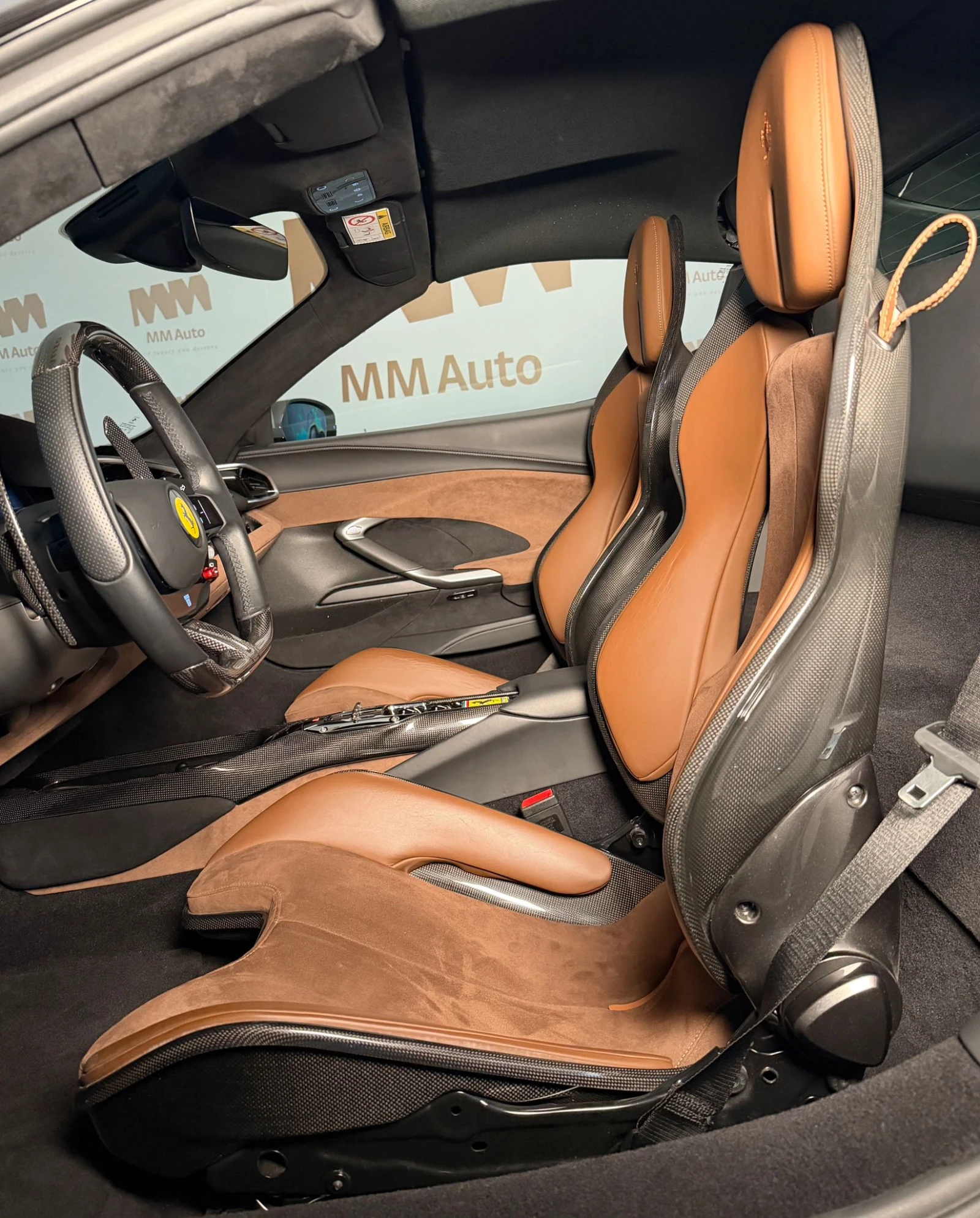 Ferrari 296GTB GTS* Spider* Carbon* Display* Гаранционна, снимка 8 - Автомобили и джипове - 53997897