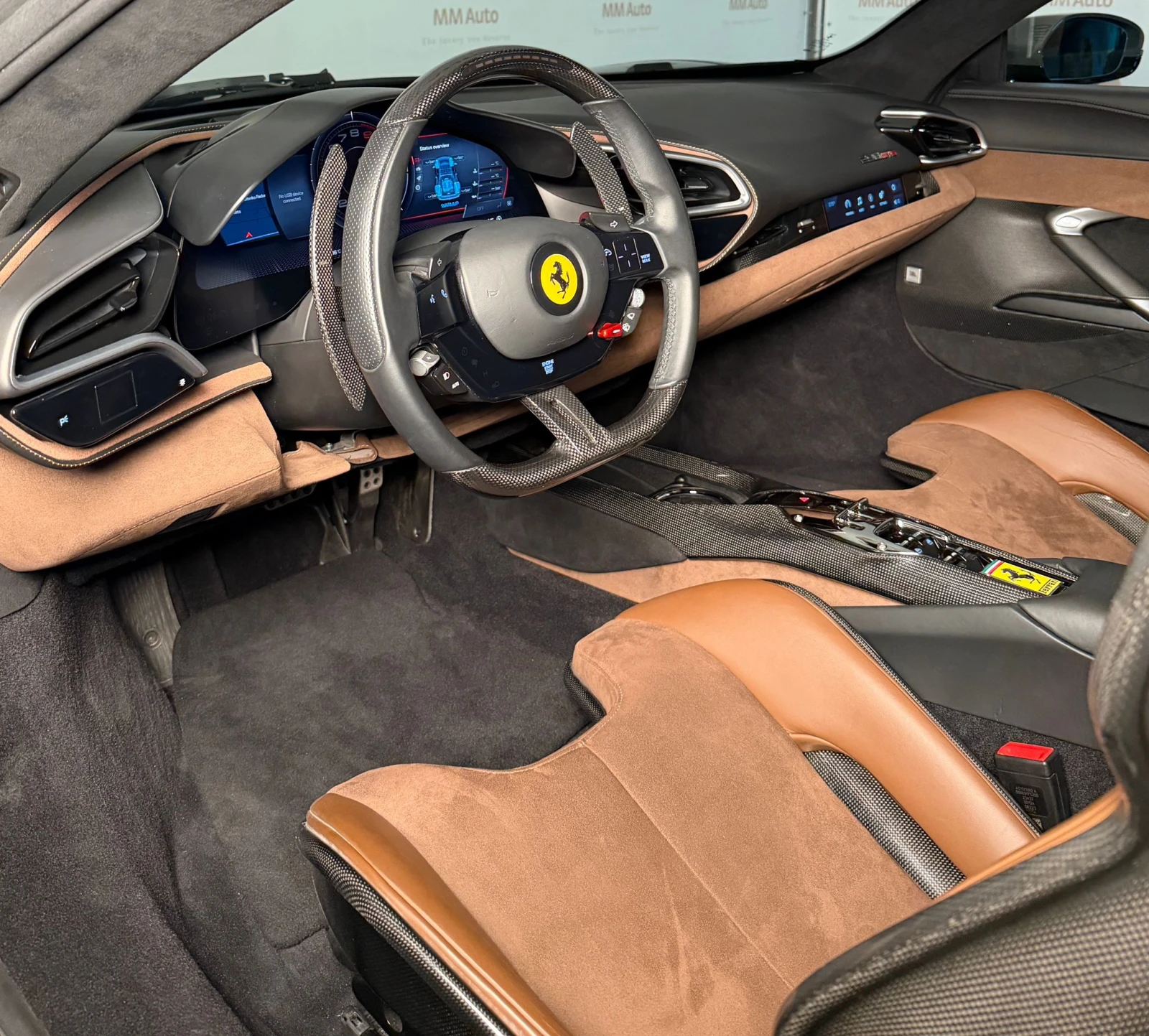 Ferrari 296GTB GTS* Spider* Carbon* Display* Гаранционна, снимка 7 - Автомобили и джипове - 53997897