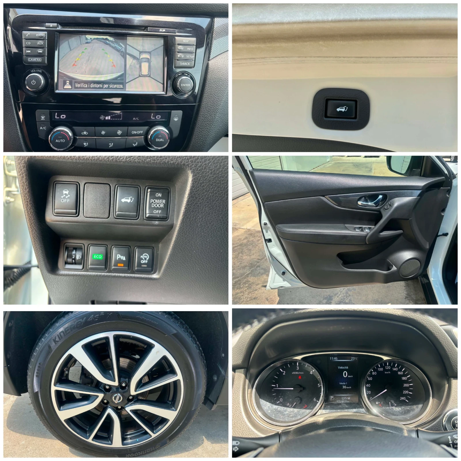 Nissan X-trail 1.6dci 131к.с* Navi-360* Бяла Перла* Камера* , снимка 10 - Автомобили и джипове - 55171142