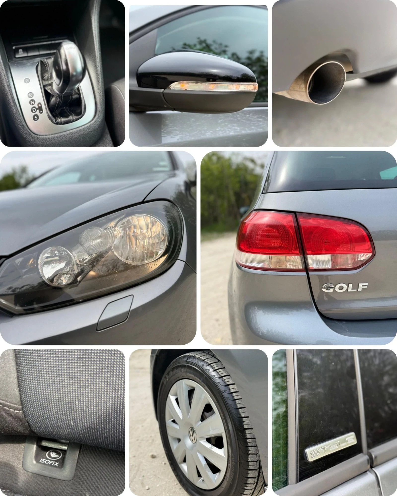 VW Golf 6* TDI* АВТОМАТИК* STYLE* ДВА КОМП. ГУМИ/ОБСЛУЖЕН , снимка 8 - Автомобили и джипове - 54356111