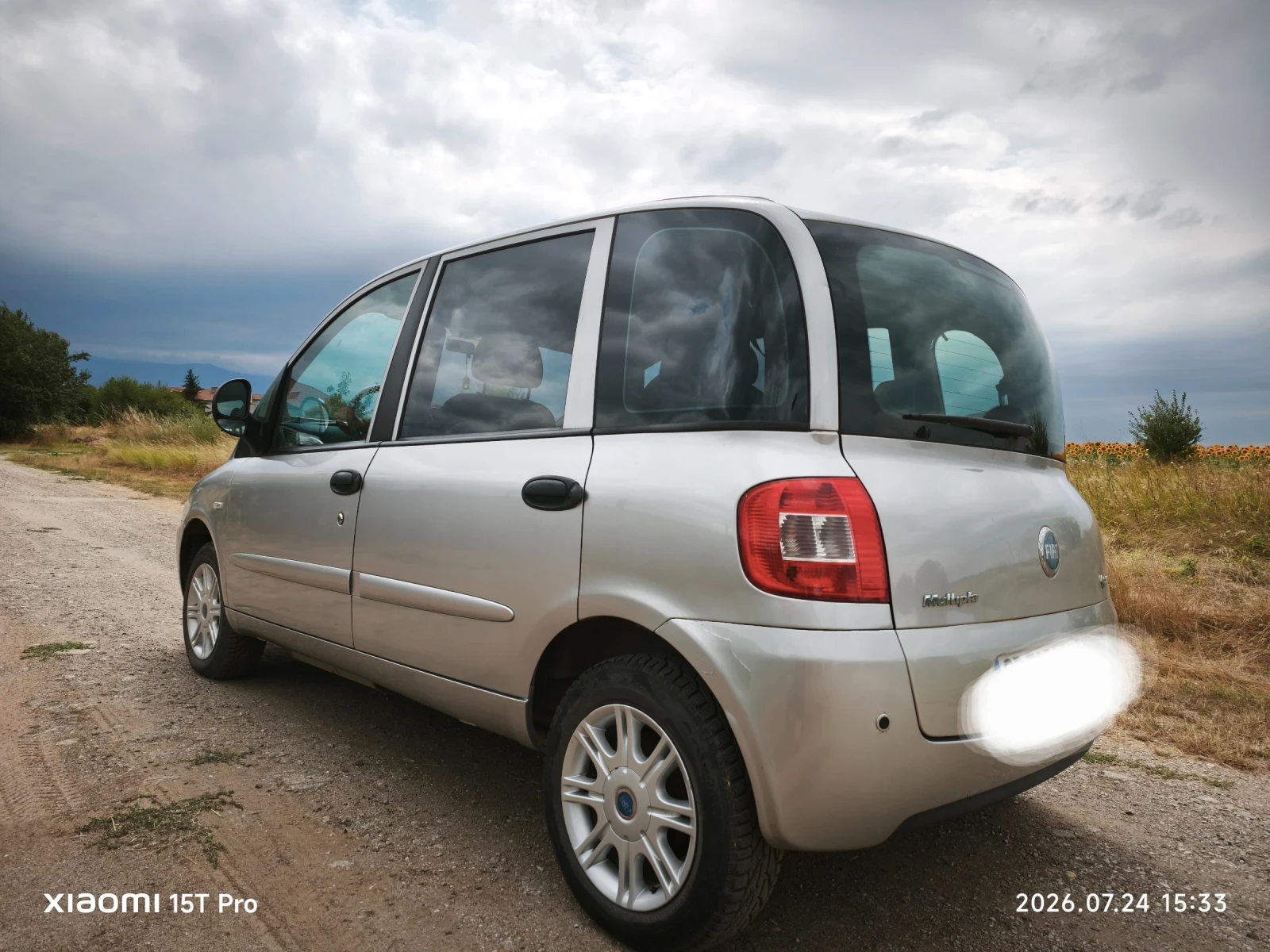 Fiat Multipla * 1.6 Natural Power * 6 местна* , снимка 4 - Автомобили и джипове - 55418662