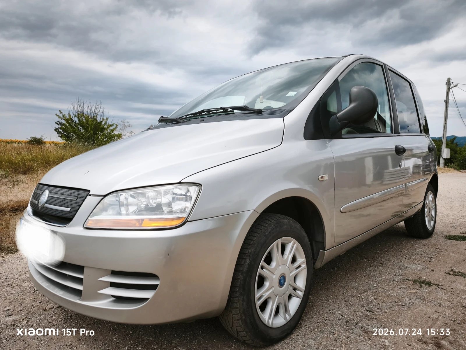 Fiat Multipla * 1.6 Natural Power * 6 местна* , снимка 2 - Автомобили и джипове - 55418662