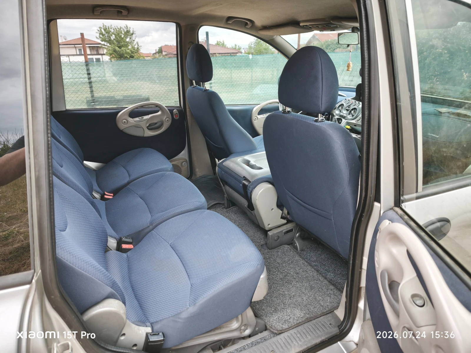 Fiat Multipla * 1.6 Natural Power * 6 местна* , снимка 13 - Автомобили и джипове - 55418662
