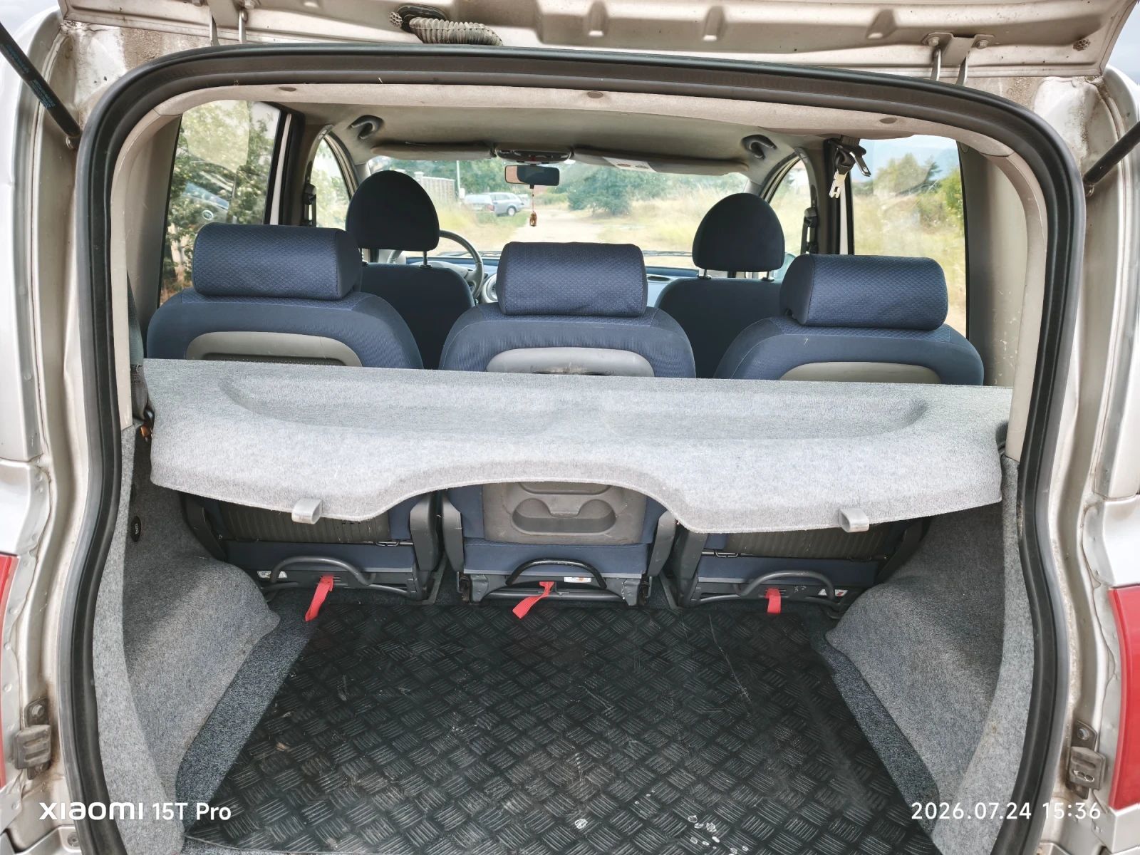 Fiat Multipla * 1.6 Natural Power * 6 местна* , снимка 14 - Автомобили и джипове - 55418662