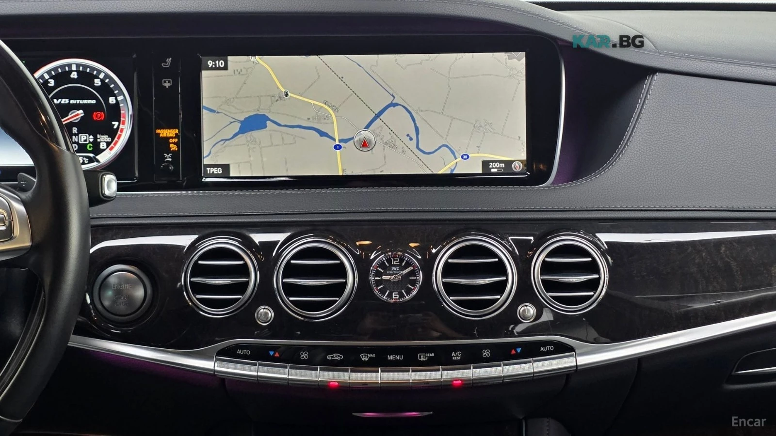 Mercedes-Benz S 63 AMG 4MATIC* HUD* 360* МАСАЖИ* ОБДУХ* НАВИ* ПАНО, снимка 12 - Автомобили и джипове - 56223474