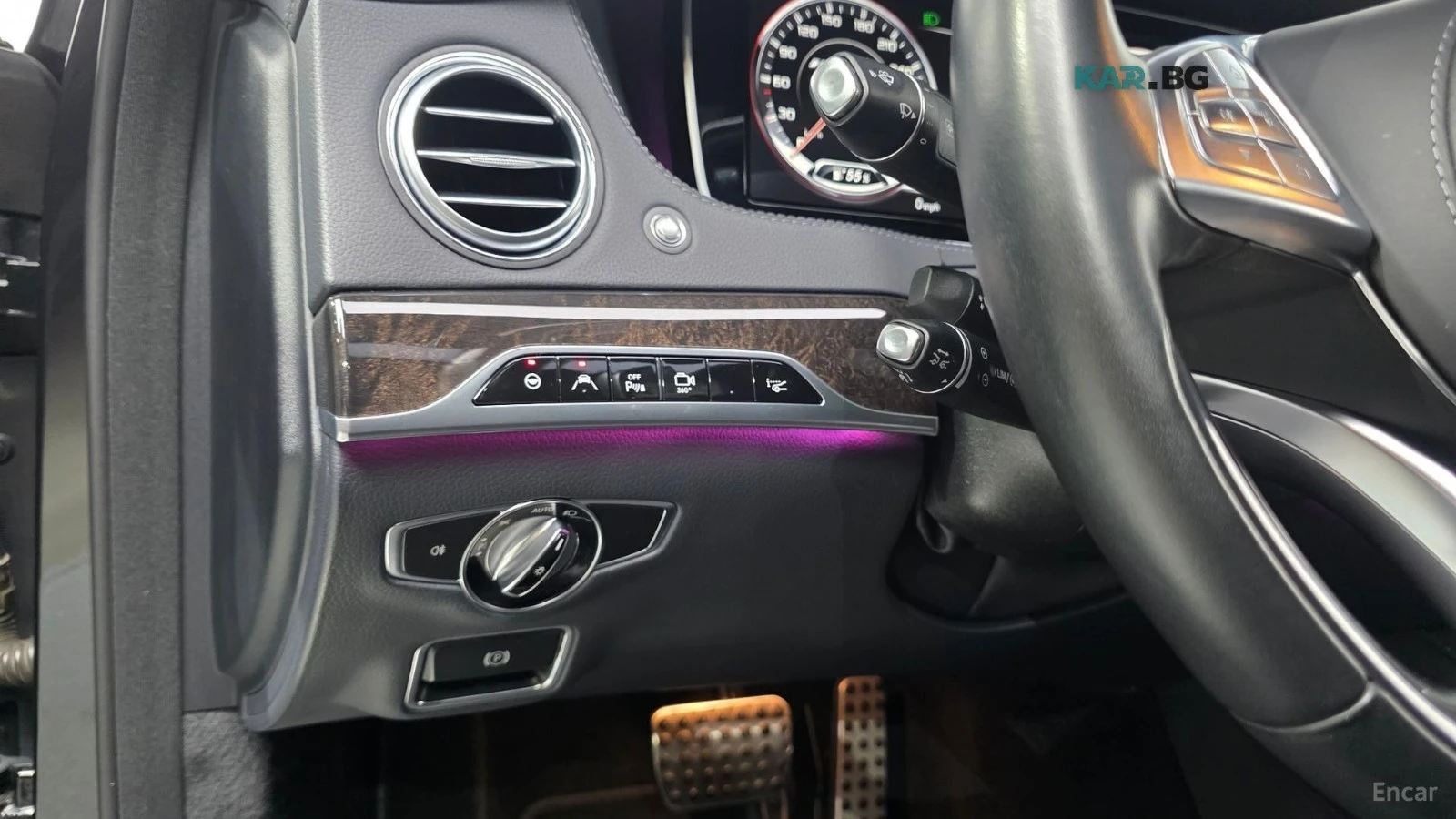 Mercedes-Benz S 63 AMG 4MATIC* HUD* 360* МАСАЖИ* ОБДУХ* НАВИ* ПАНО, снимка 14 - Автомобили и джипове - 56223474