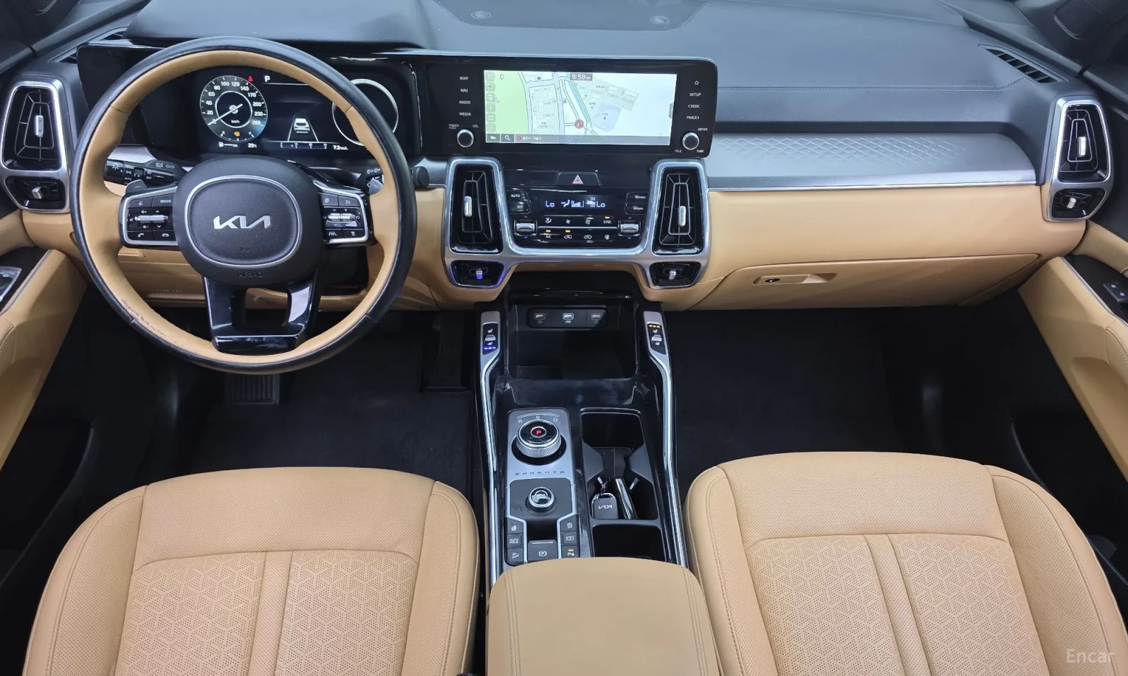 Kia Sorento 2.5T\Кафяв салон\Хед ап\Топ цена, снимка 7 - Автомобили и джипове - 55585011