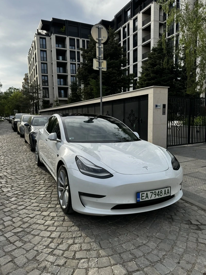 Tesla Model 3 LONG RANGE, EAP, Европейска, снимка 2 - Автомобили и джипове - 47911033