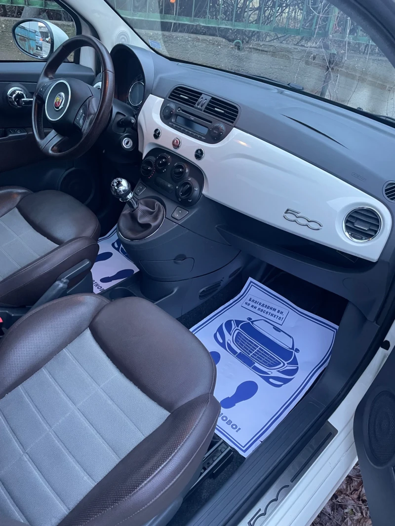 Fiat 500 1.2i Abarth Packet, снимка 8 - Автомобили и джипове - 52519737
