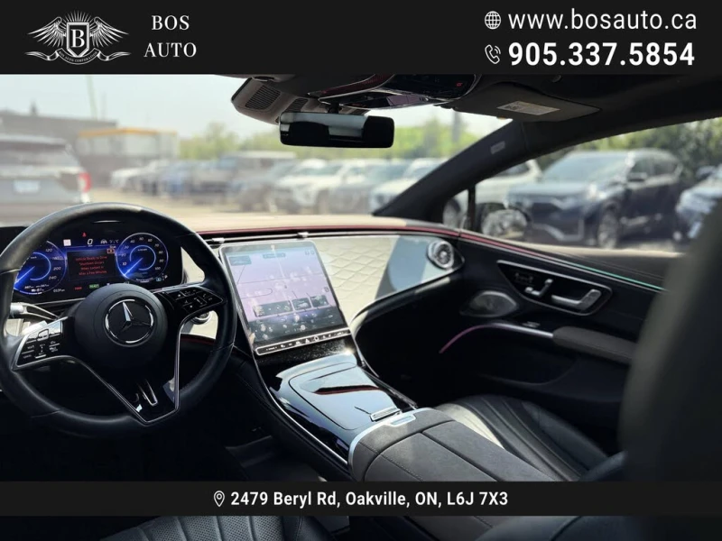 Mercedes-Benz EQS 450+ * ПОДГРЕВ* ОБДХУВАНЕ* МАСАЖ* ПАМЕТ* 360* BURM, снимка 9 - Автомобили и джипове - 52936922