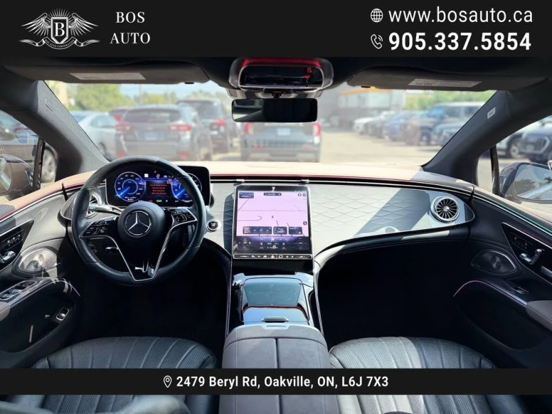 Mercedes-Benz EQS 450+ * ПОДГРЕВ* ОБДХУВАНЕ* МАСАЖ* ПАМЕТ* 360* BURM, снимка 15 - Автомобили и джипове - 52936922