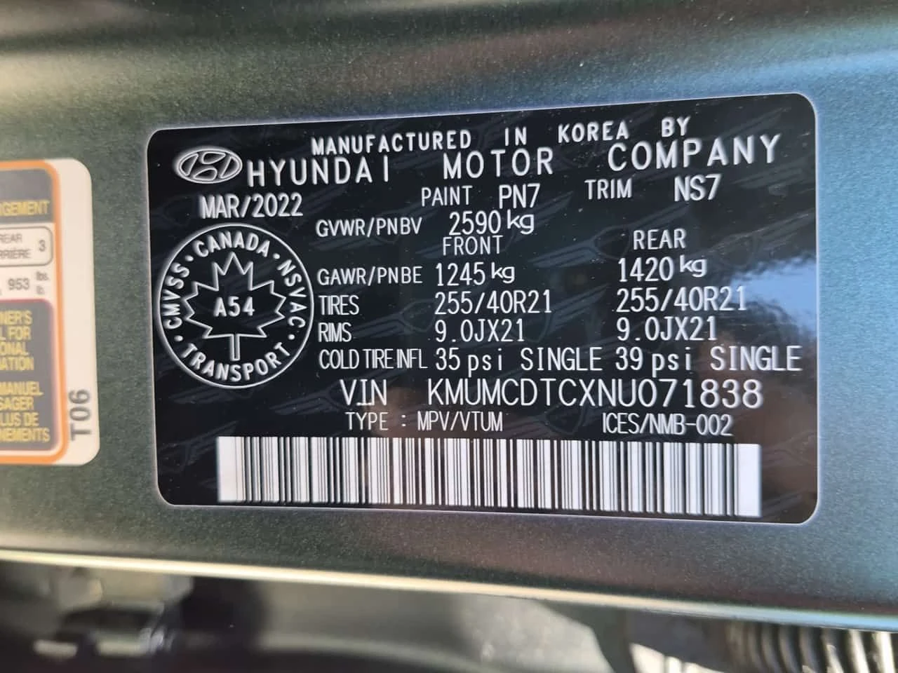 Genesis GV70 3.5T SPORT  CARFAX, снимка 16 - Автомобили и джипове - 55024585
