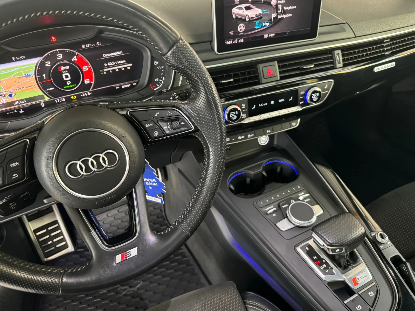 Audi A5 50 TDi* 3xSline* 4x4* РЕГИСТРИРАНА, снимка 11 - Автомобили и джипове - 55960359