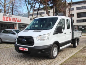 Ford Transit 2.2 CDTI ДВОЙНА КАБИНА С КАРОСЕРИЯ   6+ 1 МЕСТА  Н, снимка 1