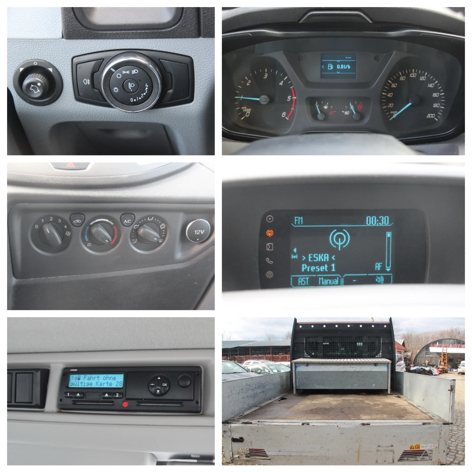 Ford Transit 2.2 CDTI ДВОЙНА КАБИНА С КАРОСЕРИЯ   6+ 1 МЕСТА  Н, снимка 14 - Бусове и автобуси - 53865314