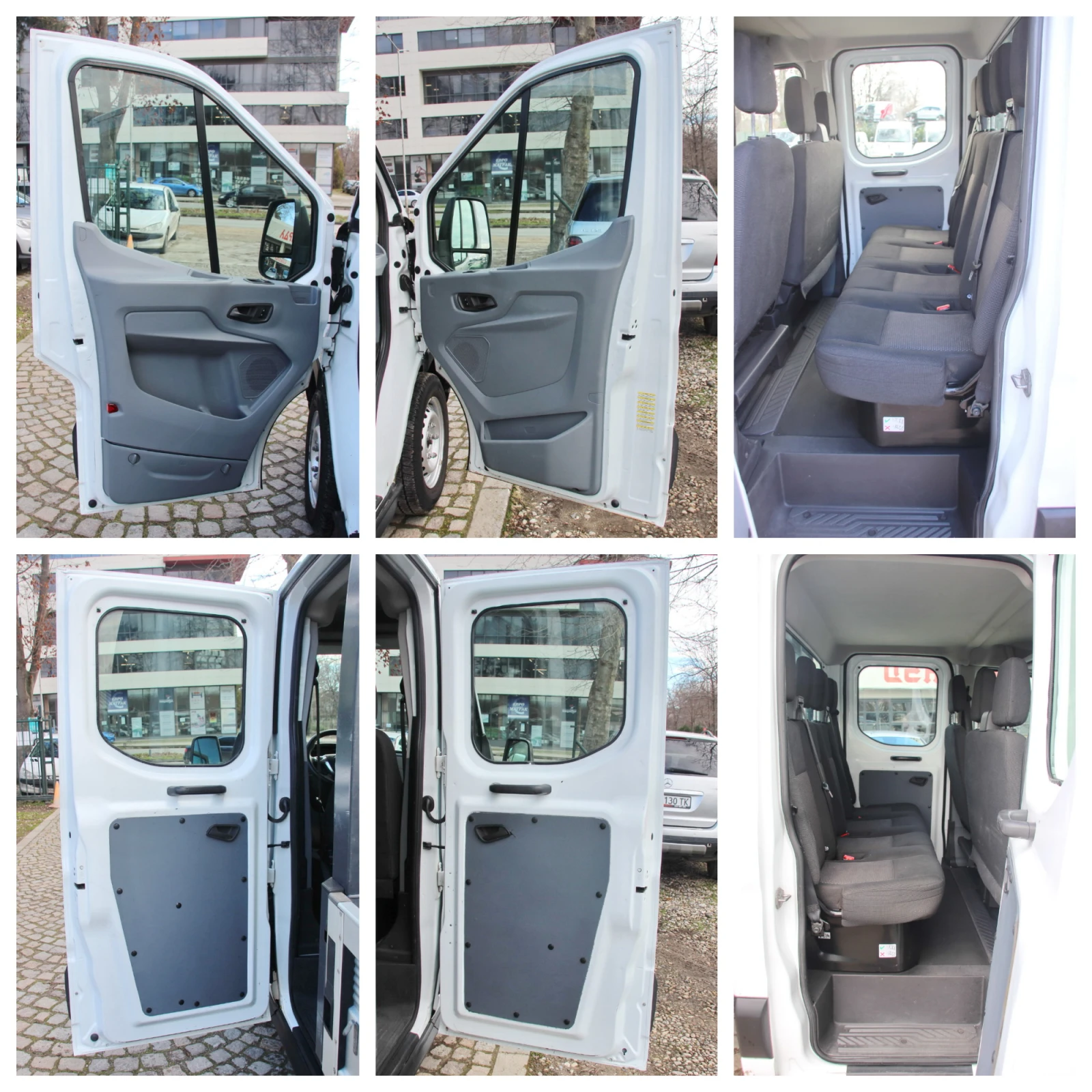 Ford Transit 2.2 CDTI ДВОЙНА КАБИНА С КАРОСЕРИЯ   6+ 1 МЕСТА  Н, снимка 13 - Бусове и автобуси - 53865314