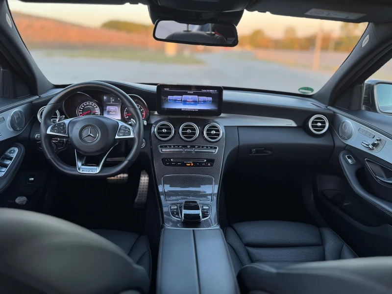 Mercedes-Benz C 43 AMG C63S             ORIGINAL OPTIK/CARBON PACKAGE, снимка 10 - Автомобили и джипове - 52650843
