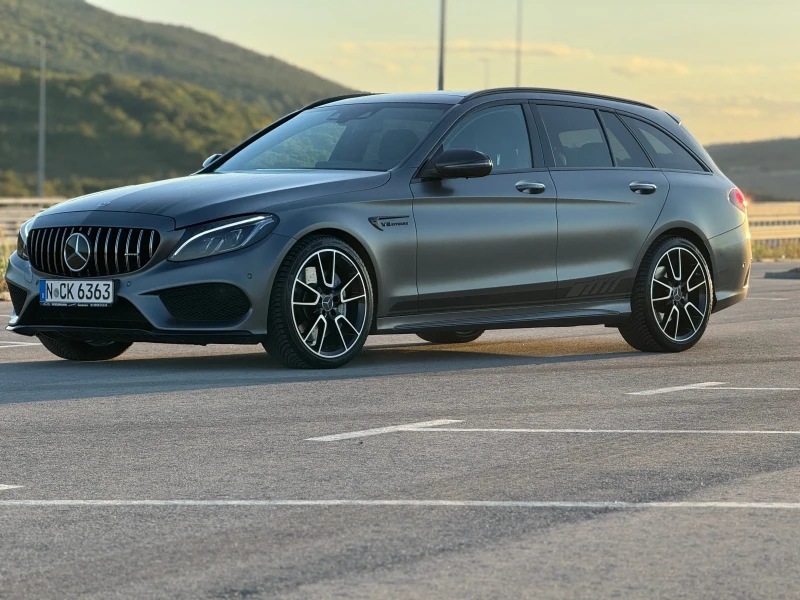 Mercedes-Benz C 43 AMG C63S             ORIGINAL OPTIK/CARBON PACKAGE, снимка 2 - Автомобили и джипове - 52650843