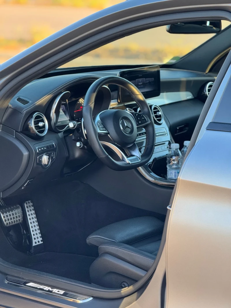 Mercedes-Benz C 43 AMG C63S             ORIGINAL OPTIK/CARBON PACKAGE, снимка 9 - Автомобили и джипове - 52650843