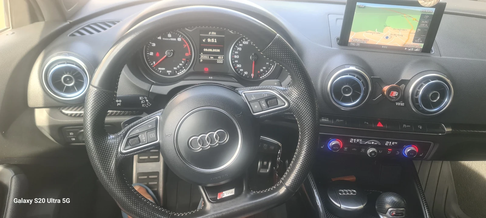 Audi A3 Audi a3 8v limousine Quattro SLine max sport Paket, снимка 6 - Автомобили и джипове - 55651117