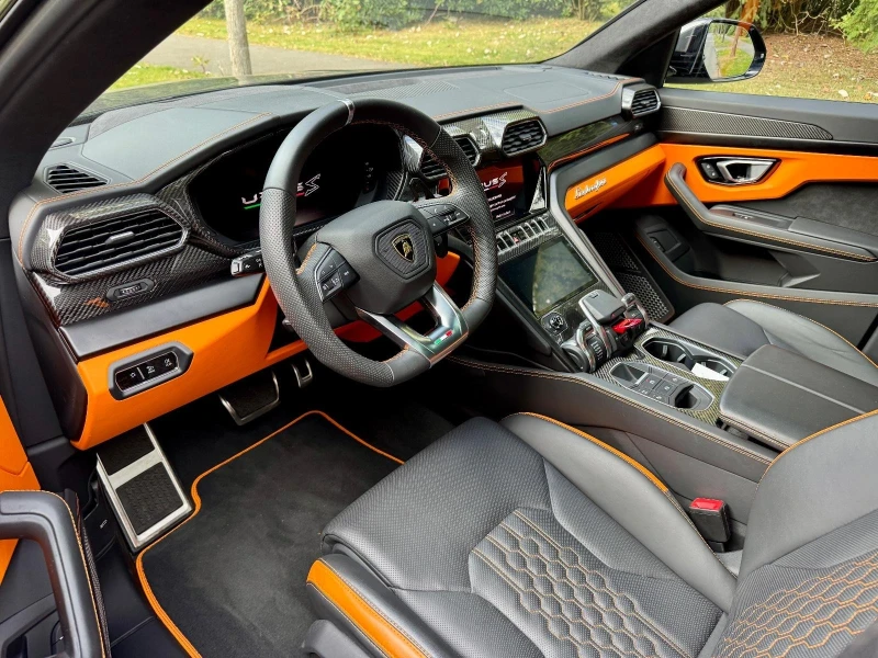 Lamborghini Urus S/666 HP/CARBON/CERAMIC/B&O/NERO HELENE/TV/PANO/  , снимка 8 - Автомобили и джипове - 52244345