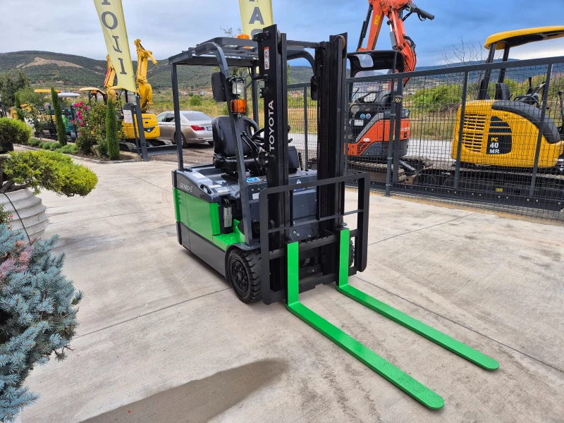 Електрокар Toyota ТРИОПОРЕН / БАТЕРИЯ на 100% / КАТО НОВ !, снимка 7 - Индустриална техника - 51942146