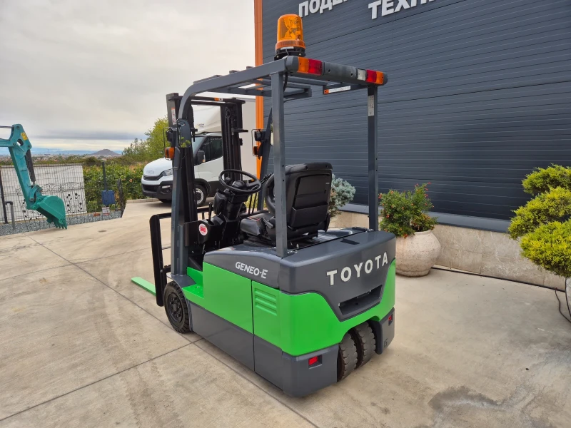 Електрокар Toyota ТРИОПОРЕН / БАТЕРИЯ на 100% / КАТО НОВ !, снимка 3 - Индустриална техника - 51942146