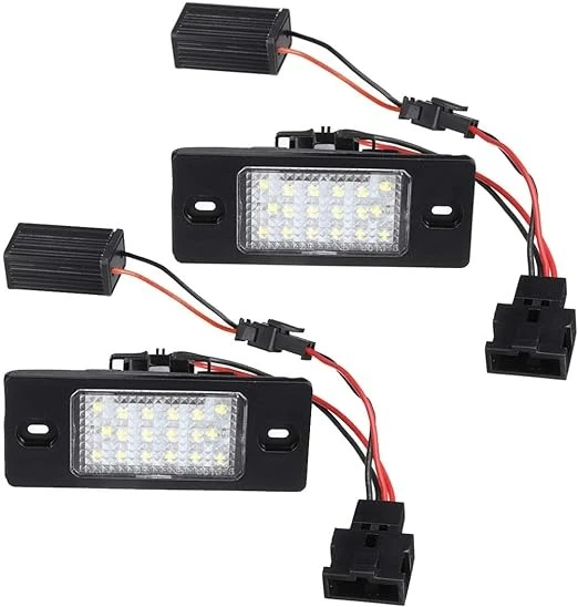 Плафон заден номер LED к-т 2 бр VW GOLF IV/Golf V/Passat B5 SW/Touareg/Tiguan 1J5943021D / 1J5943021, снимка 1 - Части - 45624111