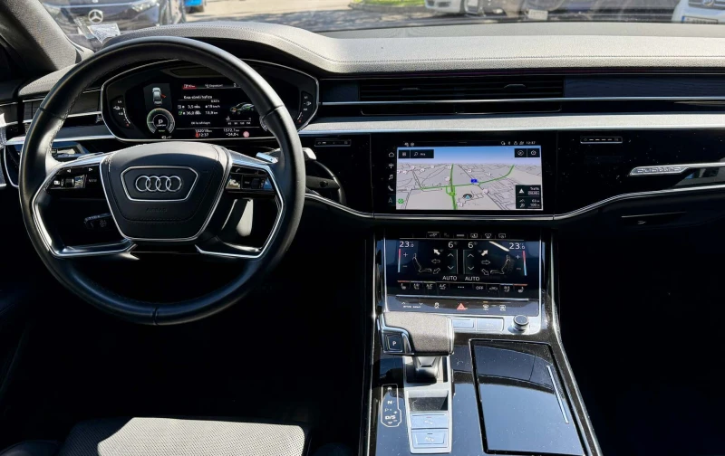 Audi A8 60TFSI/LONG/RSE/Панорама/Обдухване/Sline/HuD, снимка 8 - Автомобили и джипове - 51896917