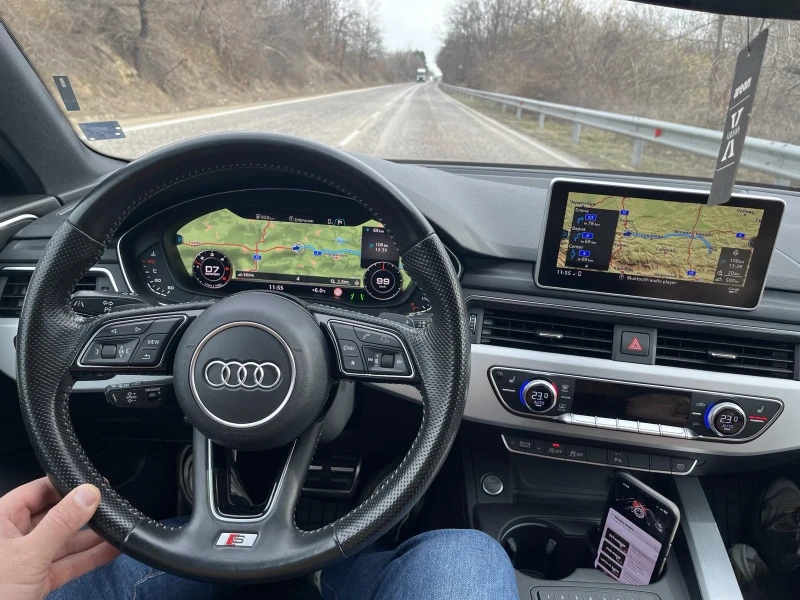 Audi A4 3.0TDI Sline Matrix, снимка 12 - Автомобили и джипове - 52249587