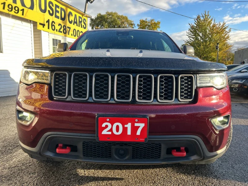 Jeep Grand cherokee Trailhawk CAM* ПОДГРЕВ* PANO* ОБДУХВАНЕ* , снимка 3 - Автомобили и джипове - 52455476