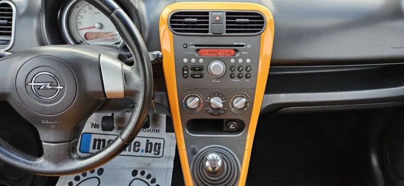 Opel Agila 1.2i* 2010г* 80к.с., снимка 9 - Автомобили и джипове - 53331576